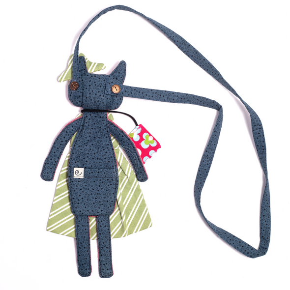 Cat with changing clothes from recycled organic cotton